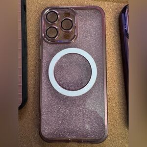 Glittery Pink Phone Case